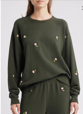 The College Sweatshirt - Woodland Green