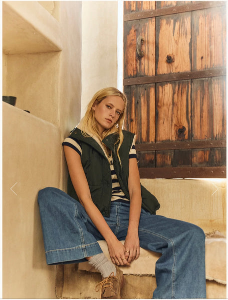 Cathy Puffer Sherpa Vest - Alpine