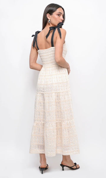 Jayla Midi Dress - Cream