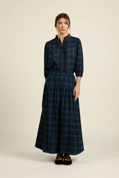 Elin Shirt Spruce Plaid