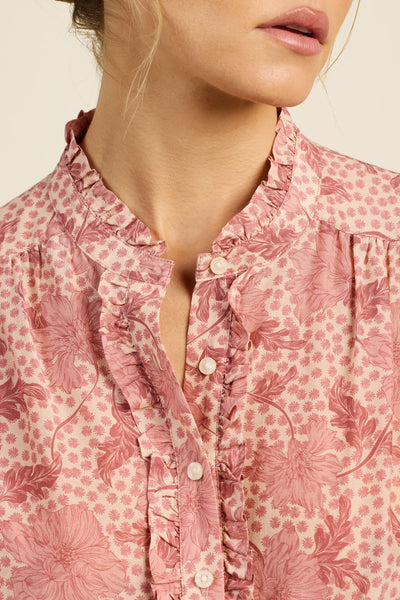 Elin Shirt Rosewater Bloom