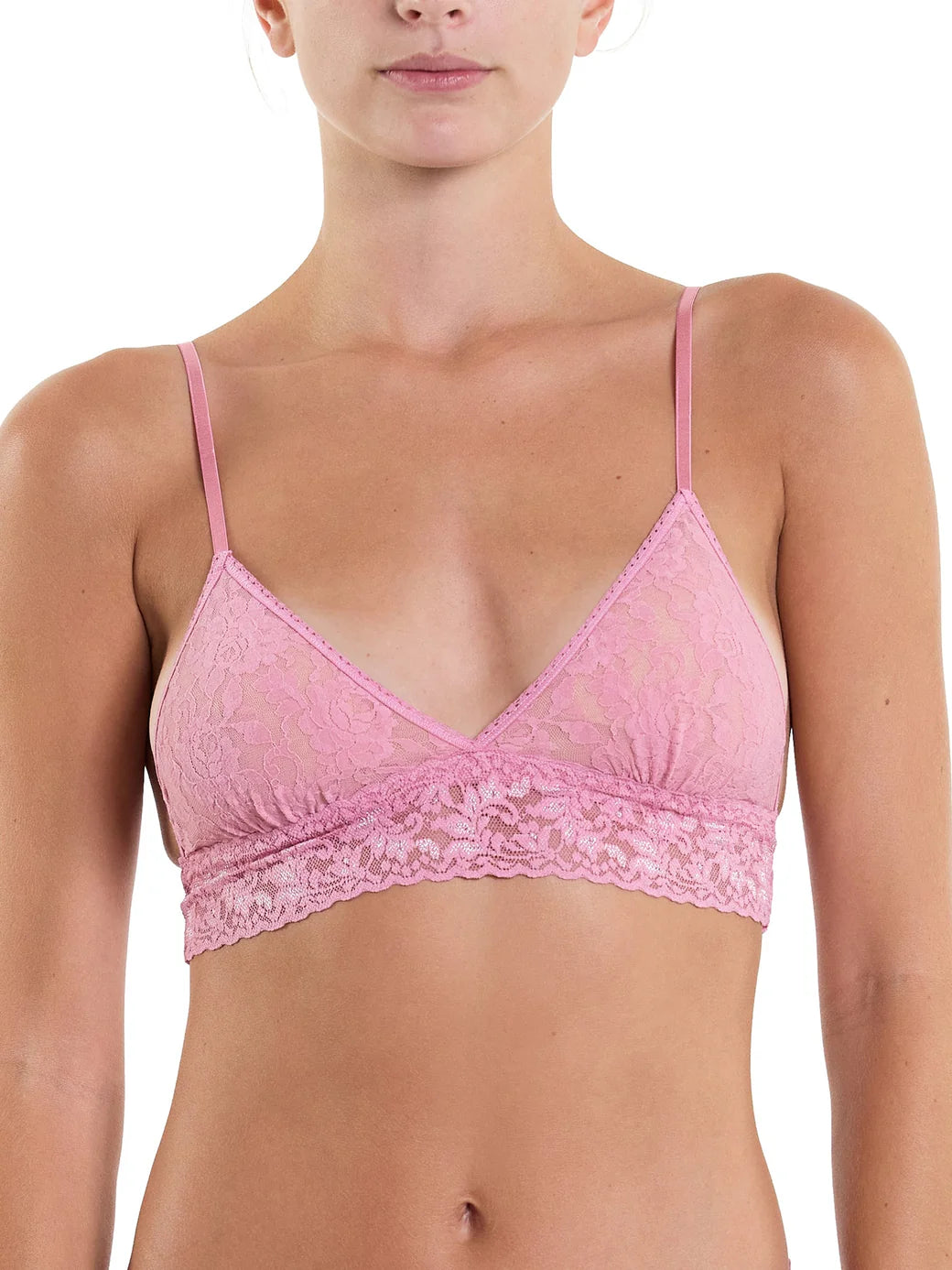 Signature Lace Bralette - Tea Cake Pink