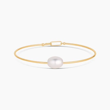 Isla Pearl Bangle Bracelet