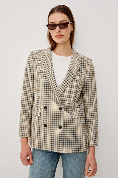 Jac Blazer - Blue Bay Check