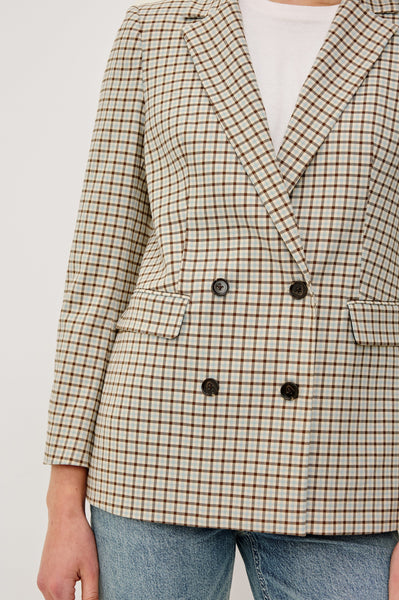 Jac Blazer - Blue Bay Check