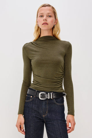 Joelle Top - Heather Olive