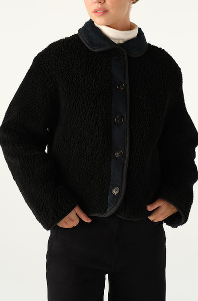 DJ457-1460 - JONI SHEARLING JACKET