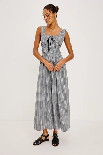 Jordie Dress - Black Gingham