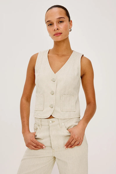 La Jolla Vest - Ecru
