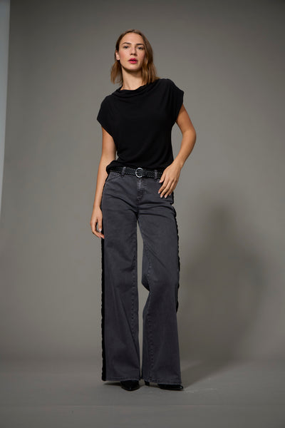 FRANKIE COWL TEE