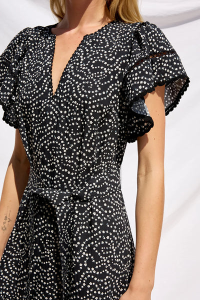 Gia Dress - Mini Chain Daisies