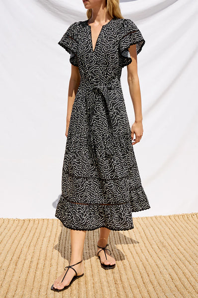 Gia Dress - Mini Chain Daisies