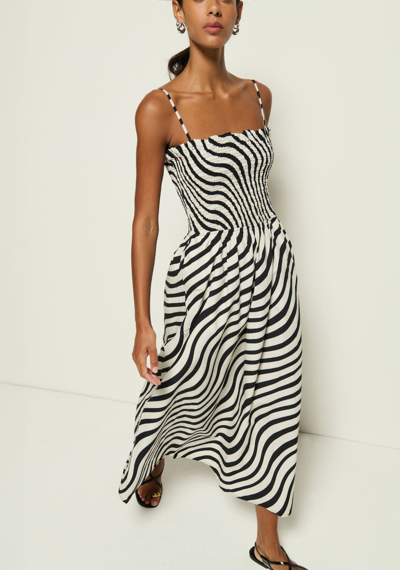 Sibelle Smocked Dress - Swirl