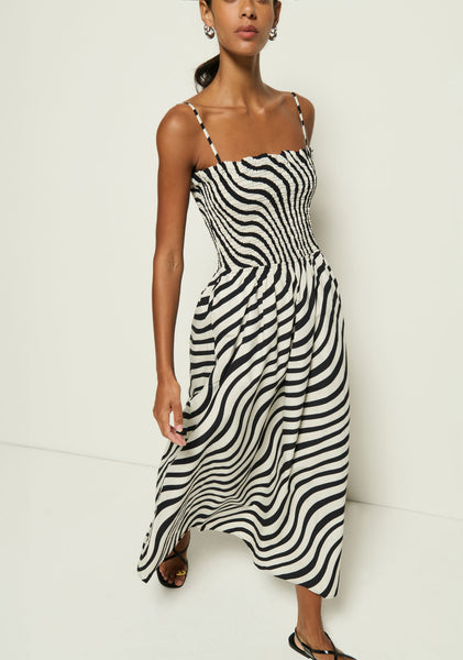 Sibelle Smocked Dress - Swirl