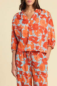 Orly Blouse - Shoreline Poppy