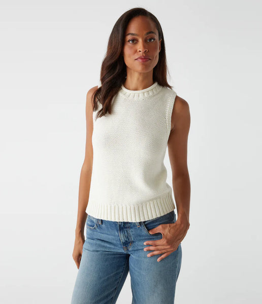 Estelle Sweater Vest - Chalk