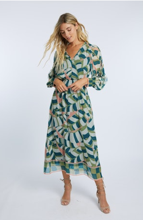 Stace Dress- Desert Mosaic