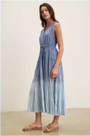Marilyn Dress - Cadet