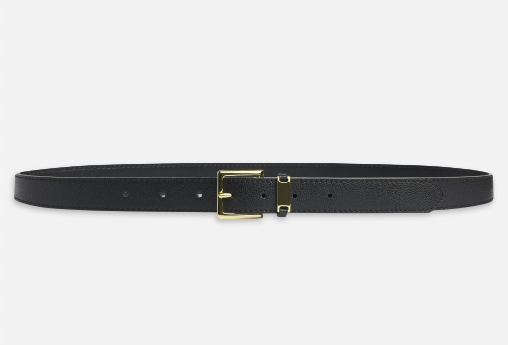 The Square Buckle Belt - Black