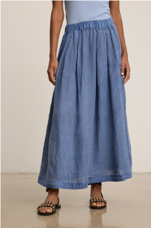 Linda Skirt - Indigo