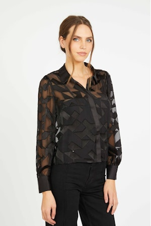 Emmie Top - Black Silk