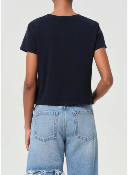 Adine Shrunken Tee - Storm