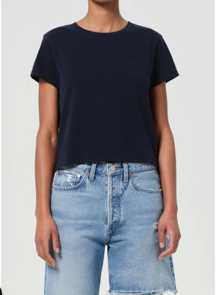 Adine Shrunken Tee - Storm