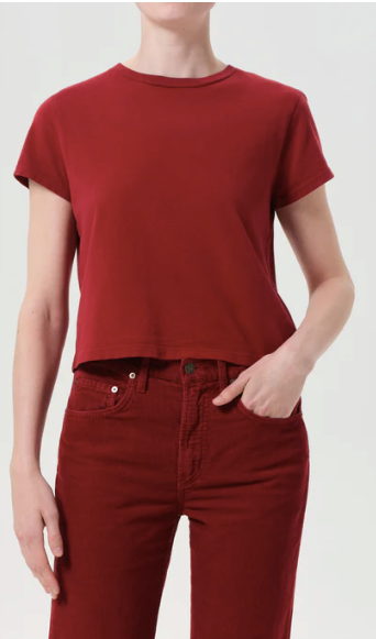 Adine Shrunken Tee - (Brick)