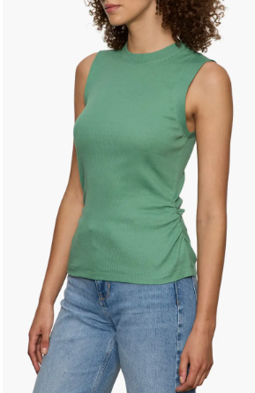 Ruched Tank - Green Juice