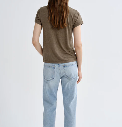 Long Line Adine Tee - Loam