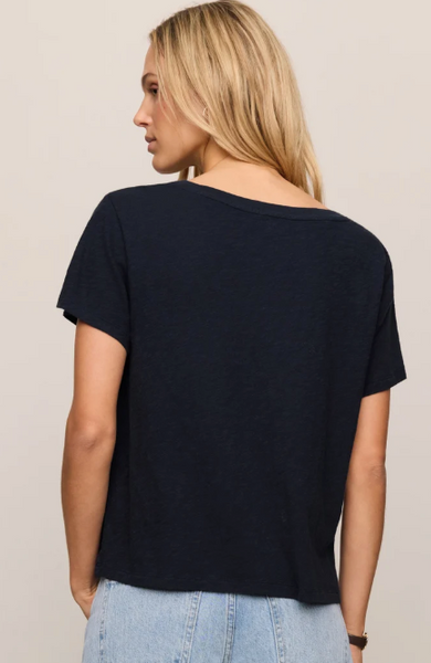 Nomad V Neck Tee - Eclipse