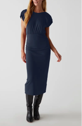 Pippa Midi Dress - Nocturnal