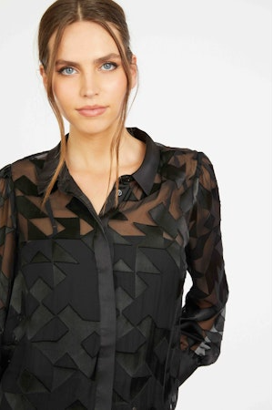 Emmie Top - Black Silk
