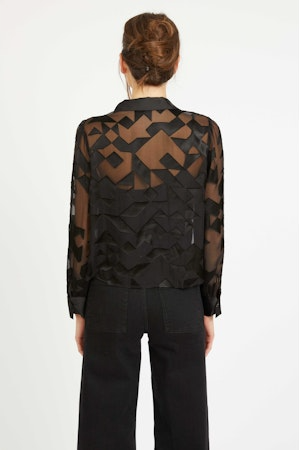Emmie Top - Black Silk