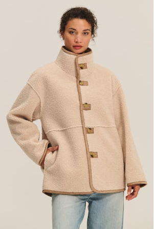 Shona Jacket - Camel/Cream