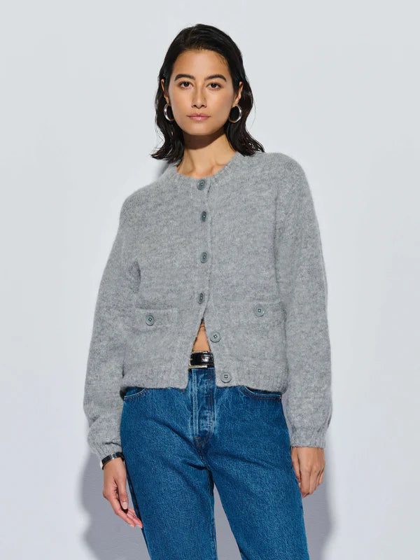 Tessa Cardigan - Dove Gray