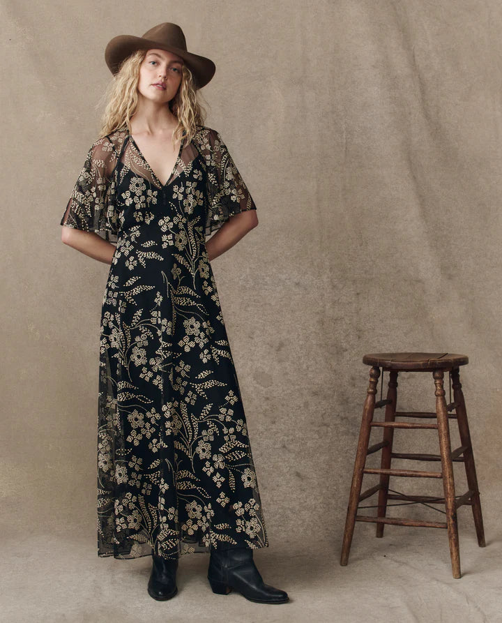 The Festal Dress - Brocade Floral