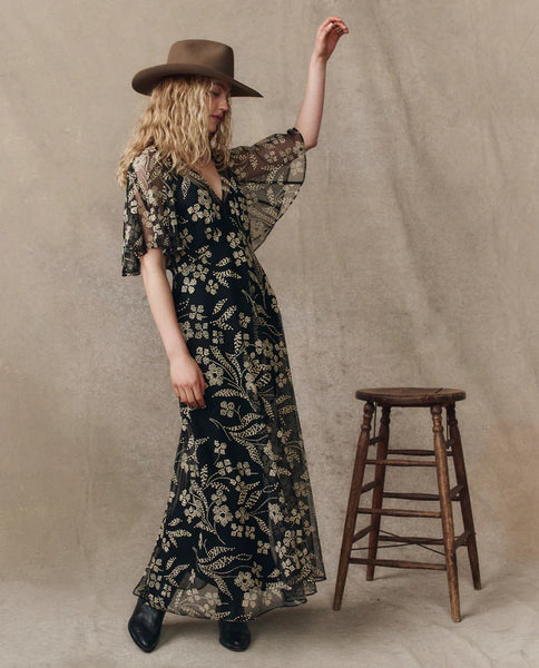 The Festal Dress - Brocade Floral