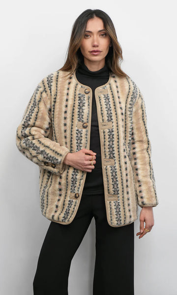 Toni Reversible Jacket - Beige