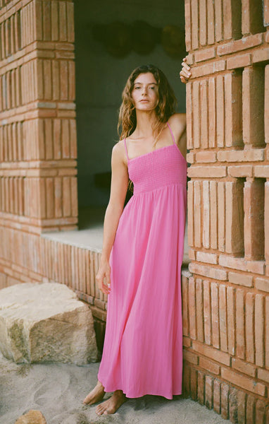 Beachside Midi Dress - Pink