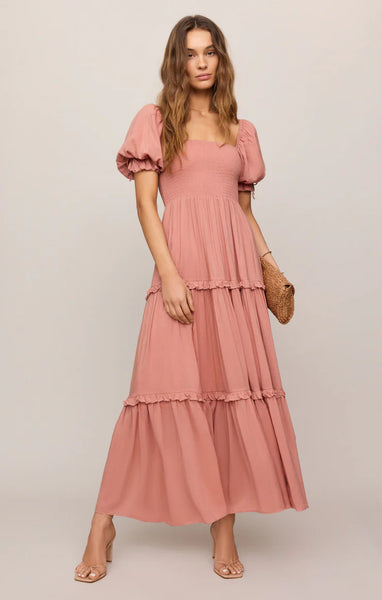 Eliora Dress - Terracotta