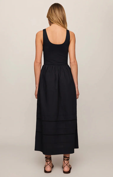 Johanna Midi Dress - Black