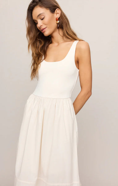 Johanna Midi Dress - Cloud