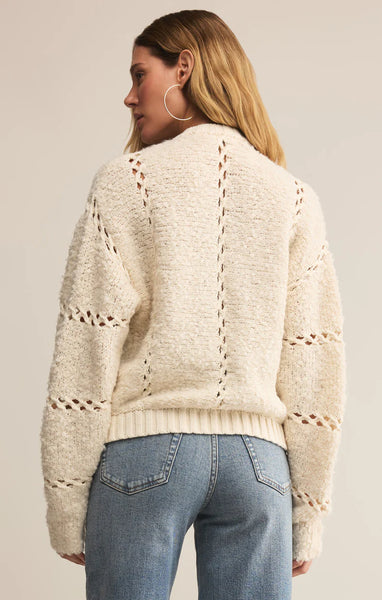 Sundance Sweater Jacket - Crystal