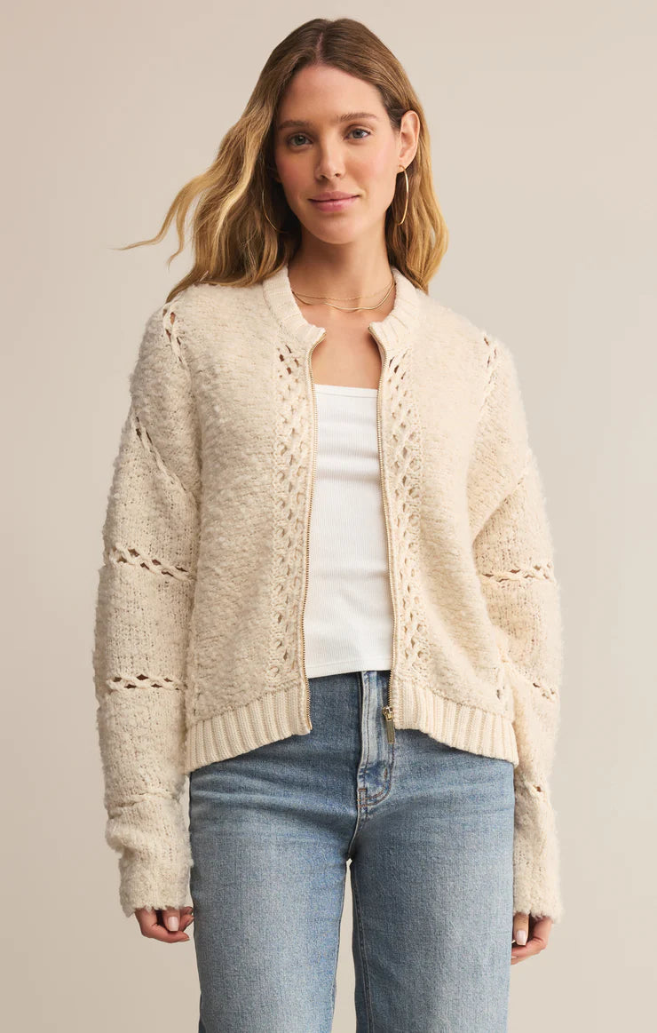 Sundance Sweater Jacket - Crystal