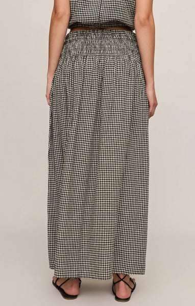 Brooke Gingham Skirt - Black