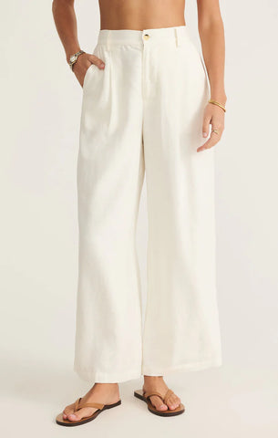 Topanga Linen Pant - White