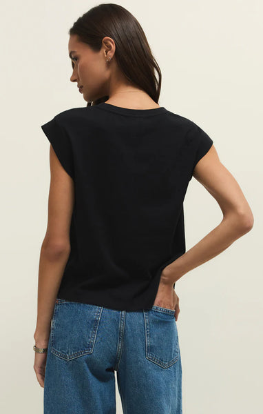 Camino Jersey Top - True Black