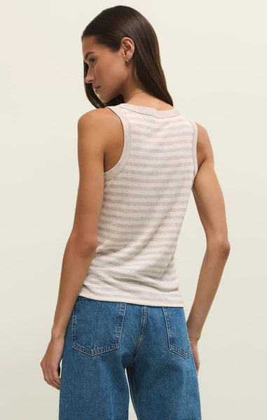 Striped Tank - Natural