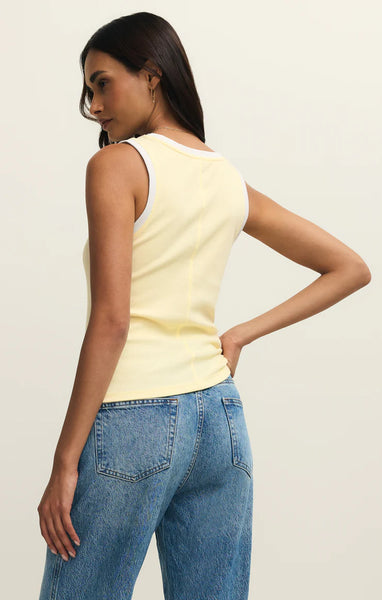 Sirena Contrast Tank - Pineapple